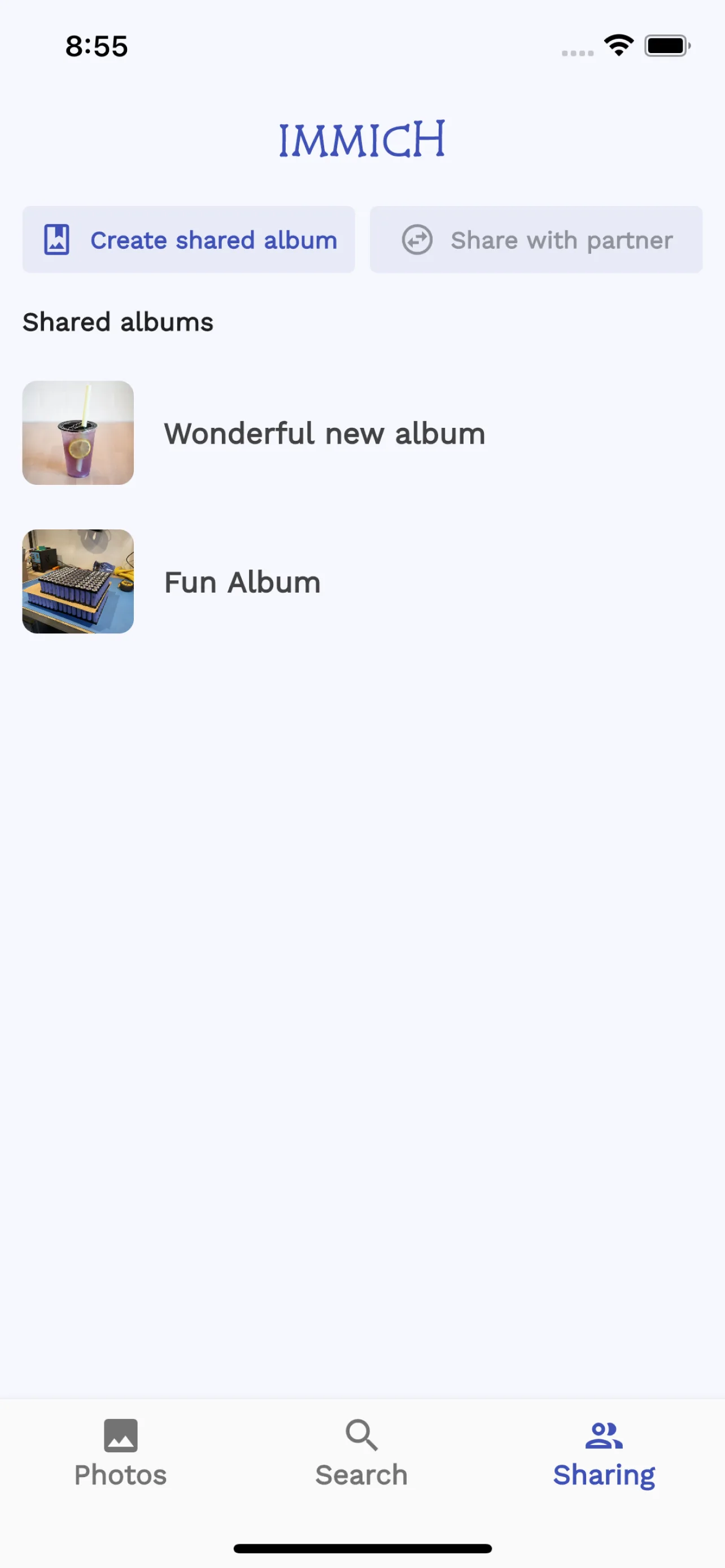 Immich screenshot 5