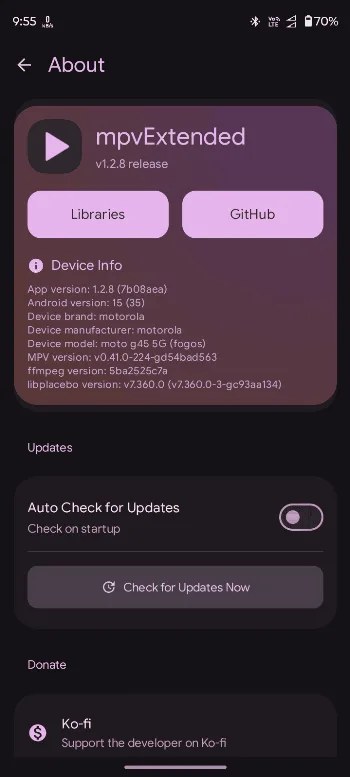 mpvExtended screenshot 1
