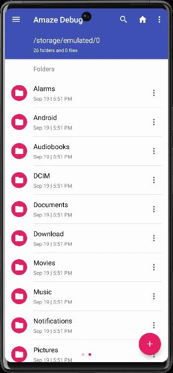 Amaze File Manager screenshot 1