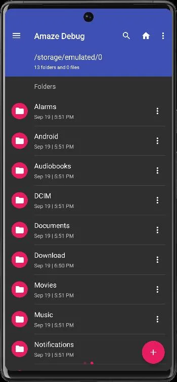 Amaze File Manager screenshot 2
