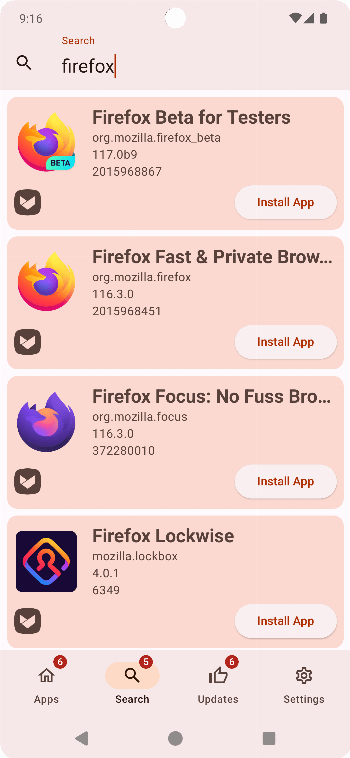 APKUpdater screenshot 3