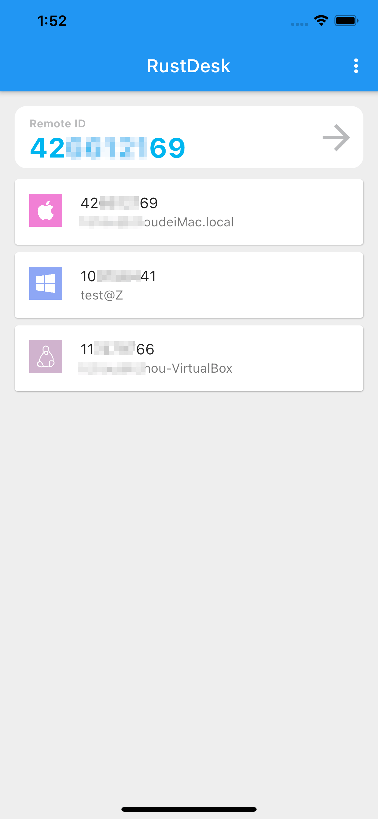 RustDesk screenshot 1