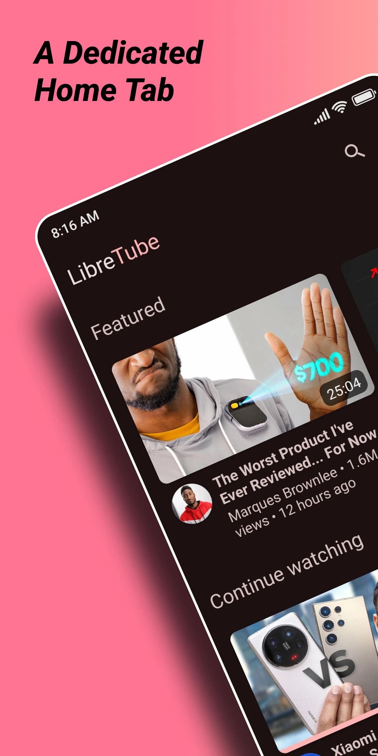 LibreTube screenshot 1