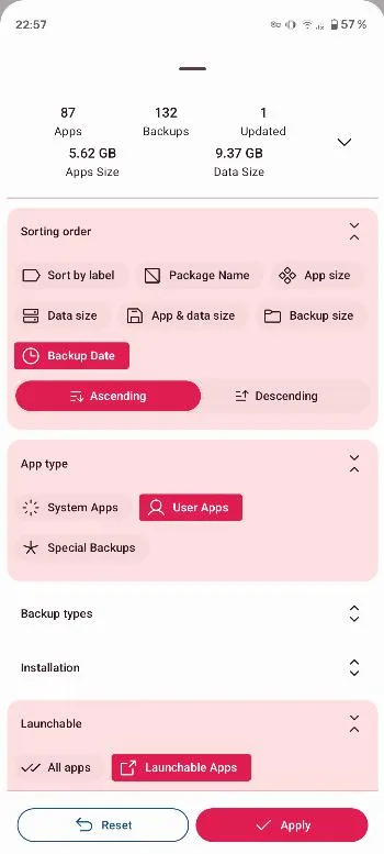 Neo Backup screenshot 3