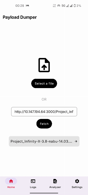 Payload Dumper screenshot 2