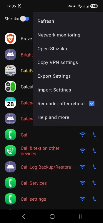 FireWall Blocks screenshot 2