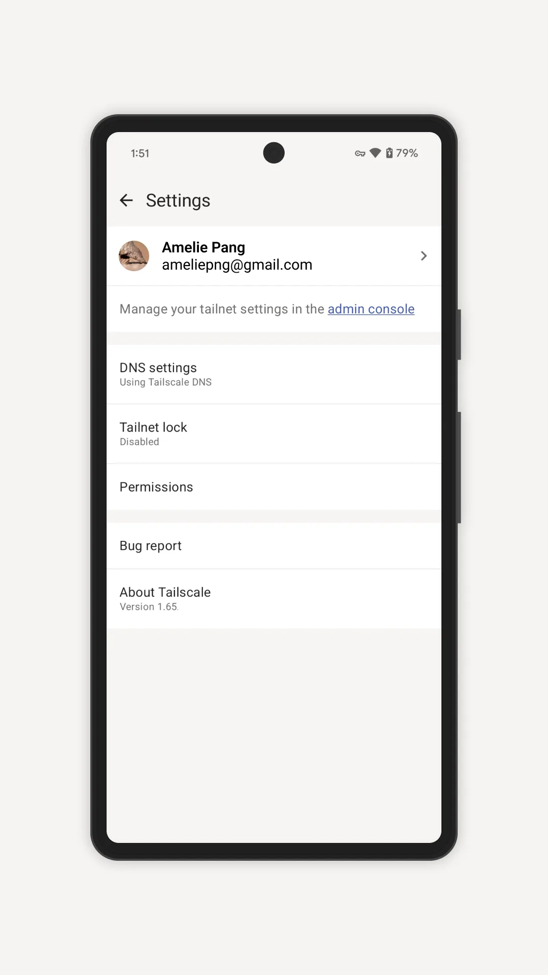 Tailscale screenshot 3