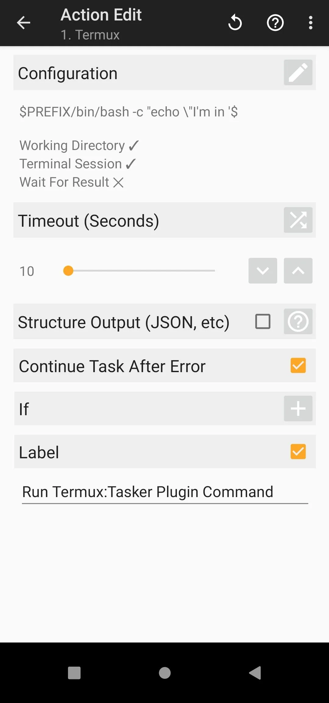Termux:Tasker screenshot 5