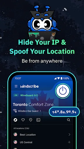 Windscribe screenshot 3