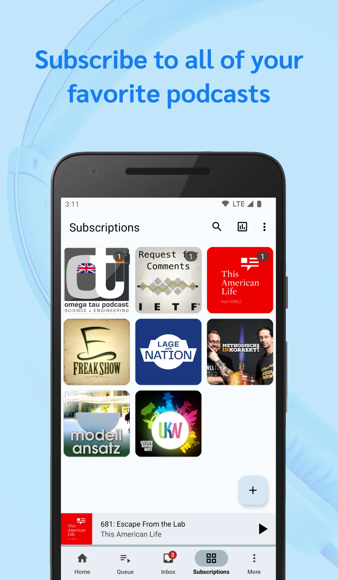 AntennaPod screenshot 2
