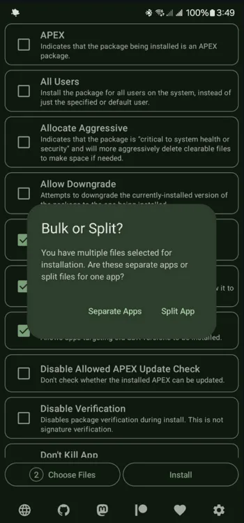Install with Options screenshot 3