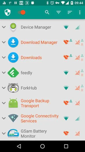 NetGuard screenshot 1