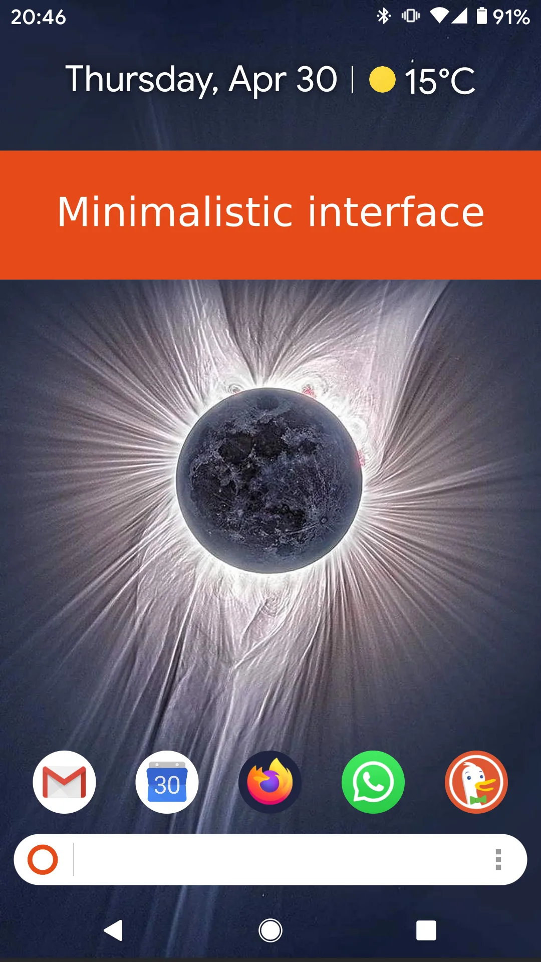 KISS Launcher screenshot 1