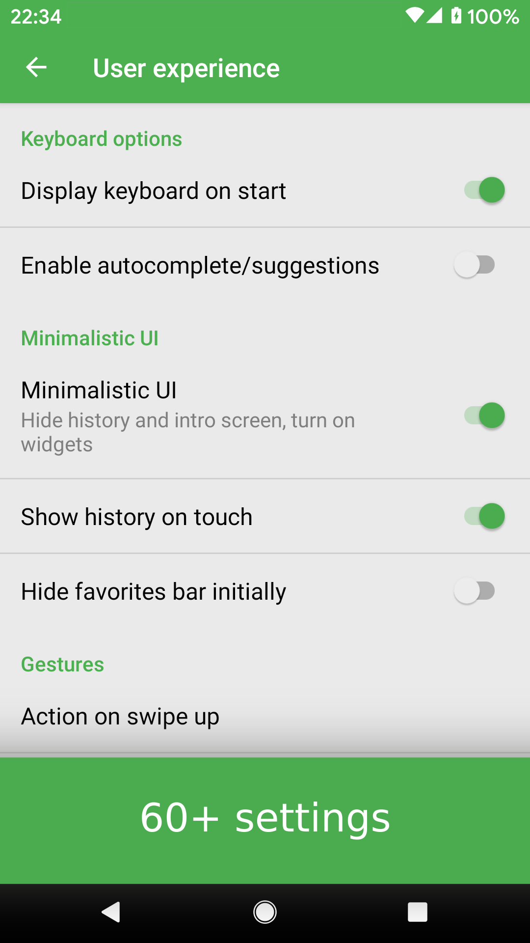 KISS Launcher screenshot 4