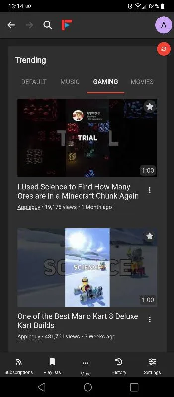 FreeTube Android screenshot 2