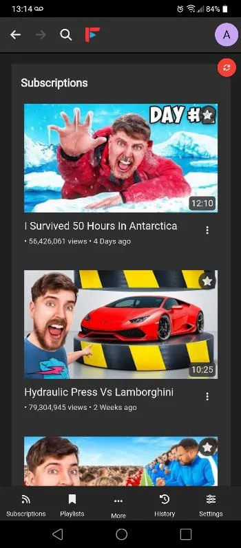 FreeTube Android screenshot 3