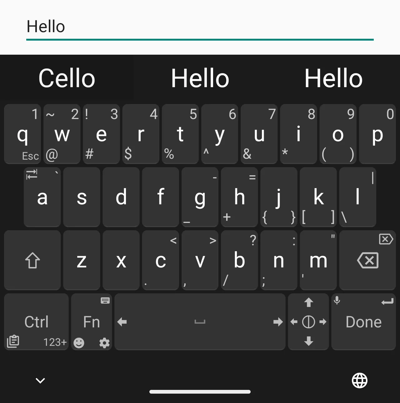 Unexpected Keyboard screenshot 2