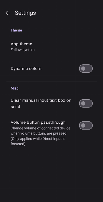 USB HID Client screenshot 2