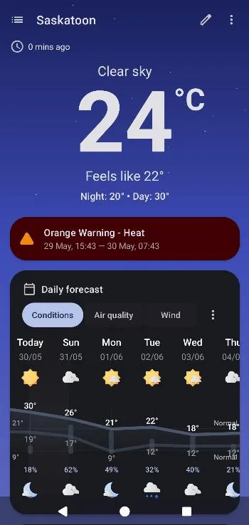 Breezy Weather screenshot 2