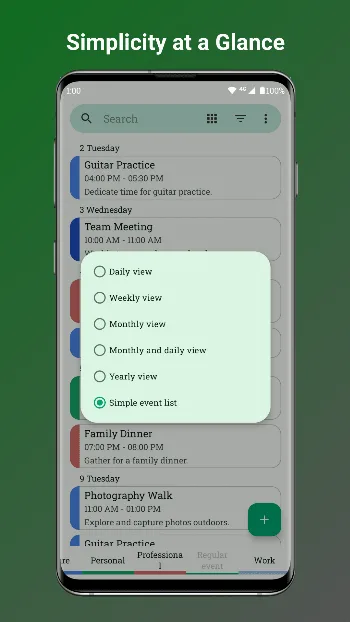 Fossify Calendar screenshot 2