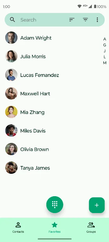 Fossify Contacts screenshot 4