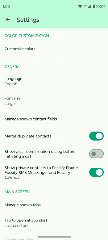 Fossify Contacts screenshot 6