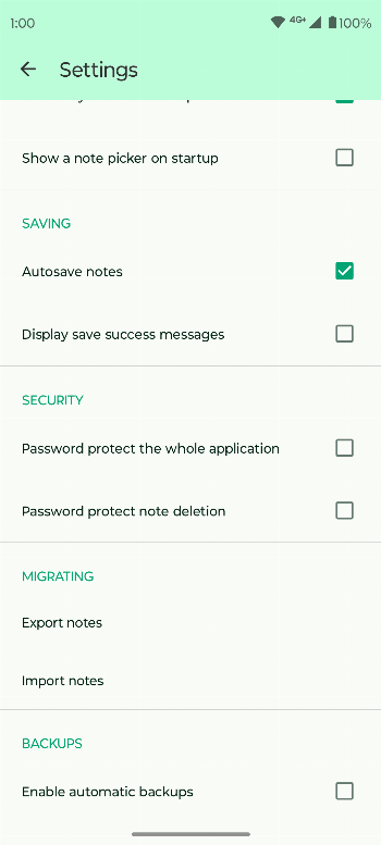 Fossify Notes screenshot 5