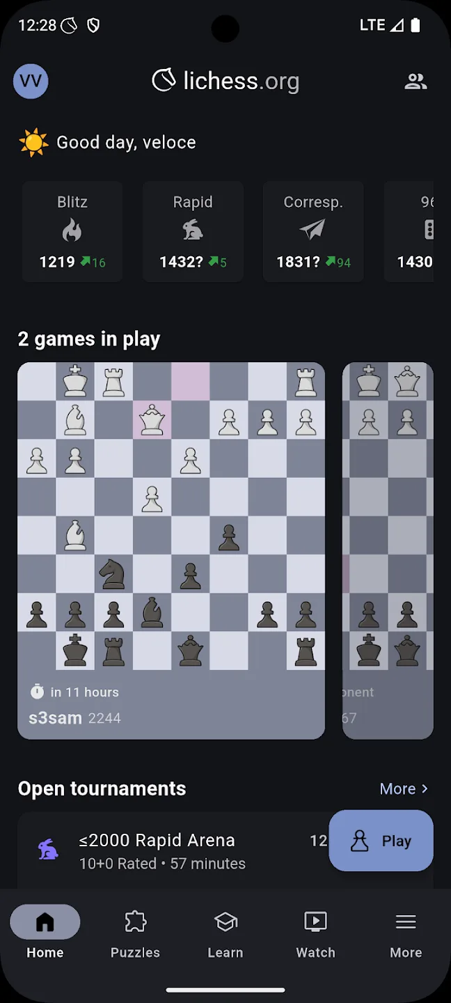 Lichess screenshot 1