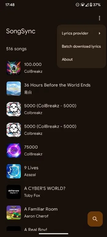 SongSync screenshot 1