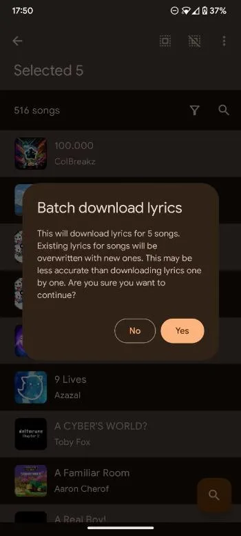 SongSync screenshot 5